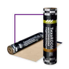 Шумоизоляционный и гидроизоляционный материал ТихоRoom